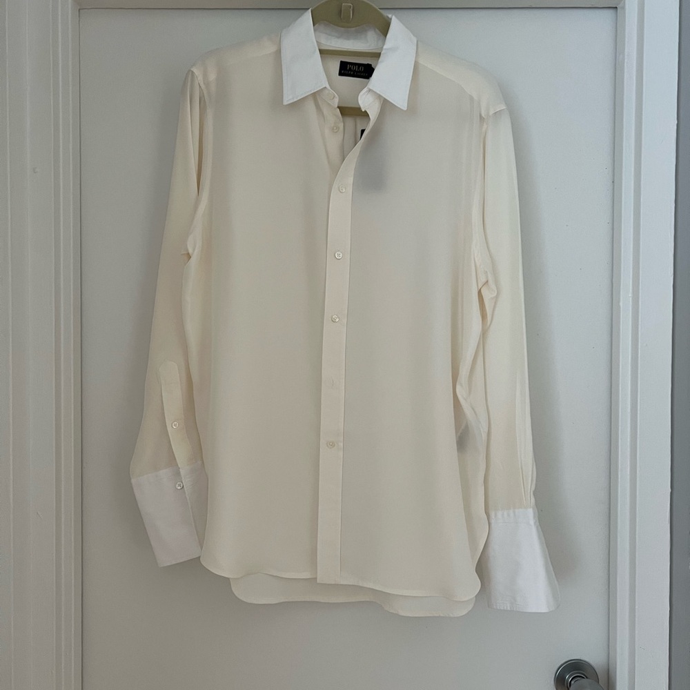 Ralph Lauren Ivory Dress Shirt